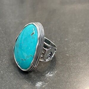 Silpada Silver Turquoise Ring